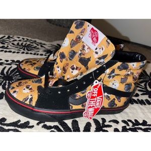 Vans Custom Dog Print Sk8-Hi Hightops